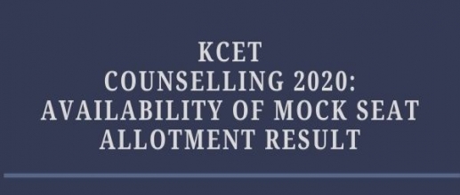 KCET Counselling 2020: Availability of Mock Seat Allotment Result