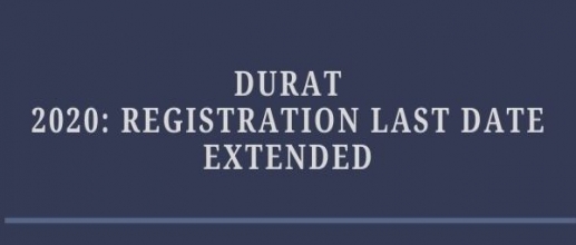 DURAT 2020: Registration Last Date Extended