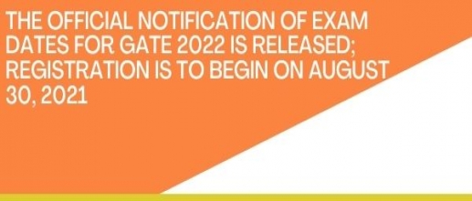 Exam Dates for GATE 2022 is Released