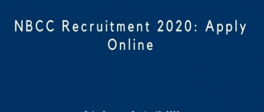 NBCC Recruitment 2020: Apply Online