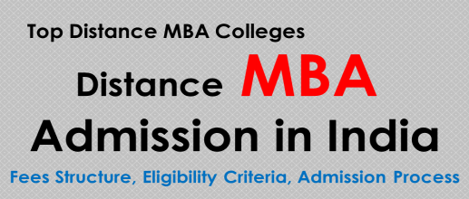 Distance MBA Admission in India
