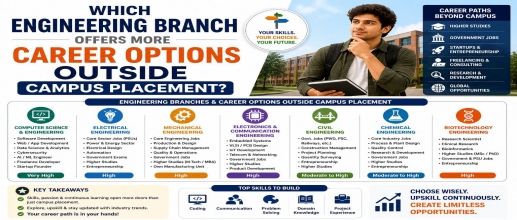 Which Engineering Branch Offers More Career Option Outside Campus Placement