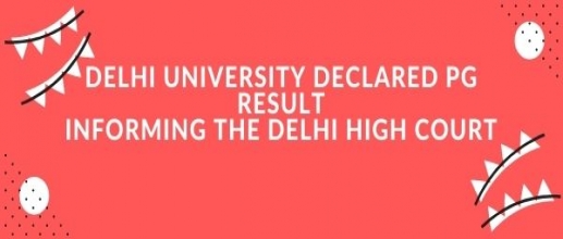 Delhi University Declared PG result