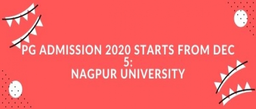 PG Admission 2020 Starts from Dec 5: Nagpur University