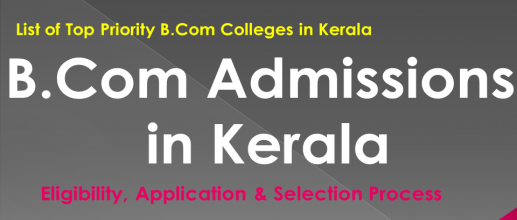 B.Com Admissions in Kerala