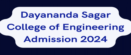 Dayananda Sagar College of Engineering Admission 2024 OPEN