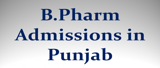 B.Pharm Admissions in Punjab