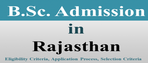 B.Sc. Admission in Rajasthan