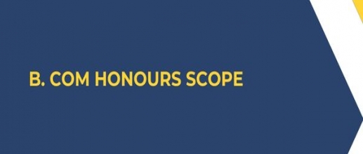 B.Com Honours Scope