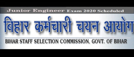 Bihar SSC Junior Engineer Exam Scheduled