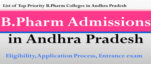 B.Pharm Admissions in Andhra Pradesh