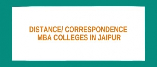 Correspondence MBA Colleges in Jaipur