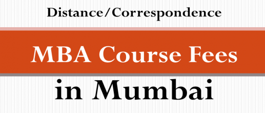 Distance/Correspondence MBA Course Fees in Mumbai