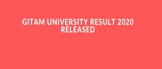 GITAM University Result 2020 Released