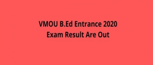 VMOU B.Ed Entrance 2020 Exam Result Are Out