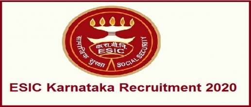 ESIC Karnataka Recruitment 2020
