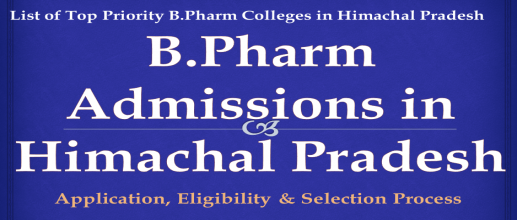 B.Pharm Admissions in Himachal Pradesh