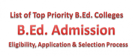 B.Ed. Admissions