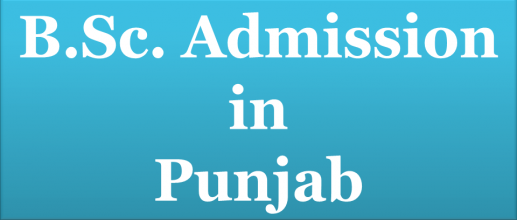 B.Sc. Admission in Punjab