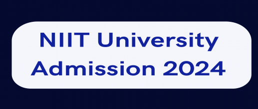 NIIT University Admission 2024 OPEN
