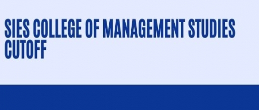 SIES College of Management Studies Cutoff