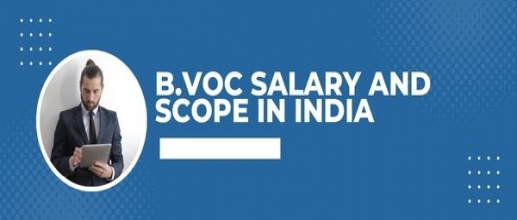B.Voc Salary and Scope In India