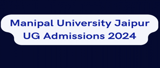 Manipal University Jaipur UG admissions 2024 OPEN 