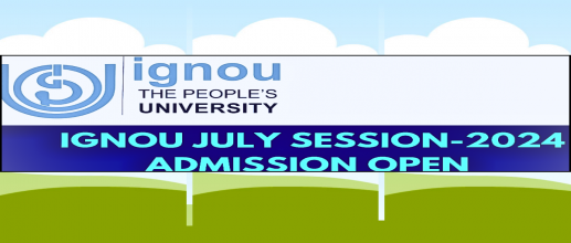 IGNOU July 2024 Admissions for Online & Distance Learning Programs