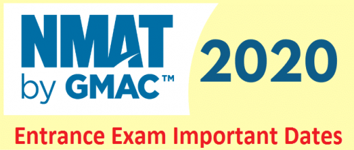 NMAT 2020: GMAC Announced Important Dates