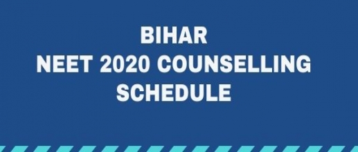 Bihar NEET 2020 Counselling Schedule