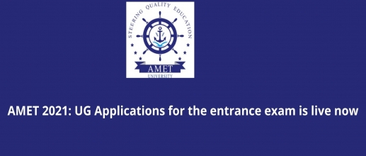 AMET 2021 Applications for the entrance exam is live now