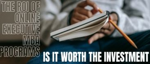 The ROI of Online Executive MBA Programs :Is it Worth the Investment