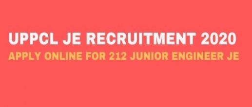 UPPCL JE Recruitment 2020: Apply online for 212 Junior Engineer JE