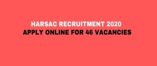 HARSAC Recruitment 2020: Apply online for 46 vacancies