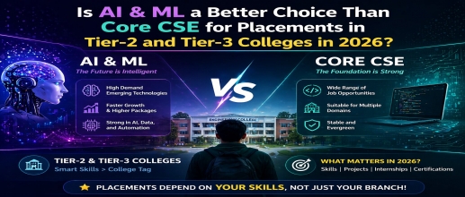 Is AI & ML a Better Choice Than Core CSE for Placements in Tier-2 and Tier-3 Colleges in 2026? 