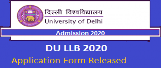 DU LLB 2020 Application Form Released