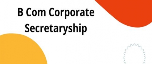 B Com Corporate Secretaryship