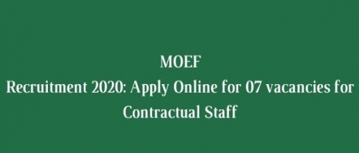 MOEF Recruitment 2020: Apply Online for 07 vacancies for Contractual Staff