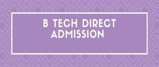 Direct Admission for B Tech through Management Quota