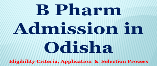 B Pharm Admission in Odisha