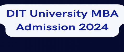 DIT University MBA Admission 2024 OPEN