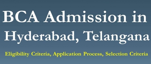 BCA Admission in Hyderabad, Telangana