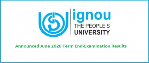 IGNOU June TEE 2020 Results Announced