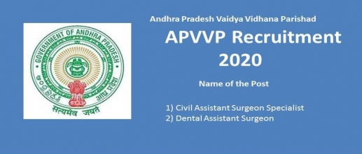 APVVP Recruitment 2020