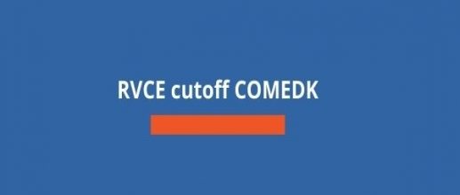 RVCE cutoff COMEDK