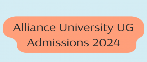 Alliance University UG Admissions 2024 OPEN