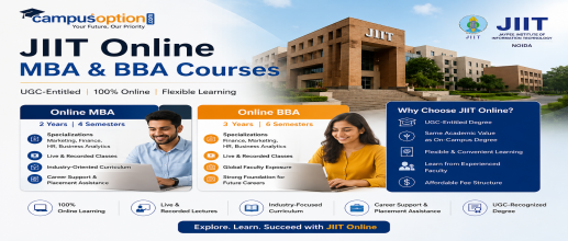 JIIT Online MBA and BBA Courses 2026