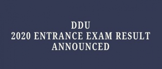 DDU 2020 Entrance Exam Result Announced
