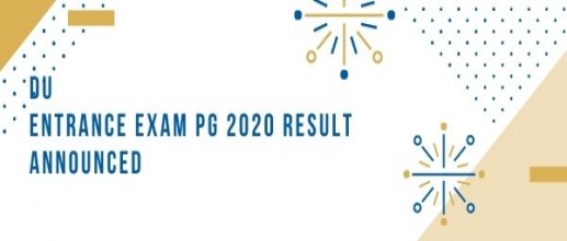 DU Entrance Exam PG 2020 Result Announced